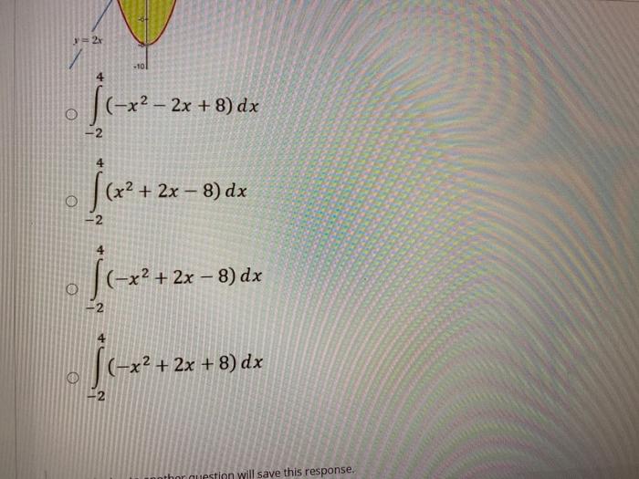 Solved Question 5 Set Up The Integral Of The Area Of The Chegg Com