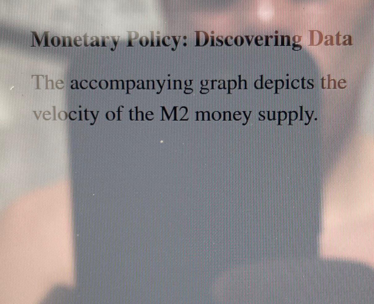 Solved Monetary Policy: Discovering DataThe Accompanying | Chegg.com