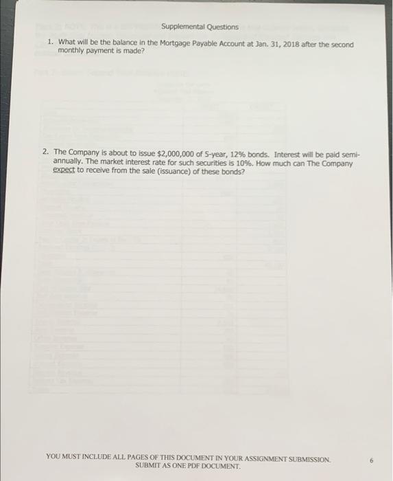 Solved Financial Statement Homework #3 Name YOU MUST SUBMIT | Chegg.com
