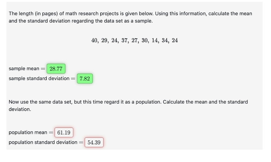 Solved the length in pages of math research projects is chegg