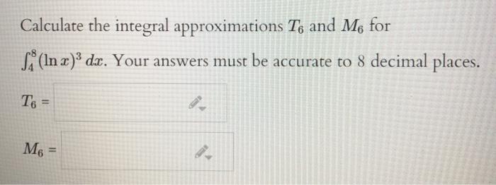 Solved Calculate the integral approximations To and Me for | Chegg.com