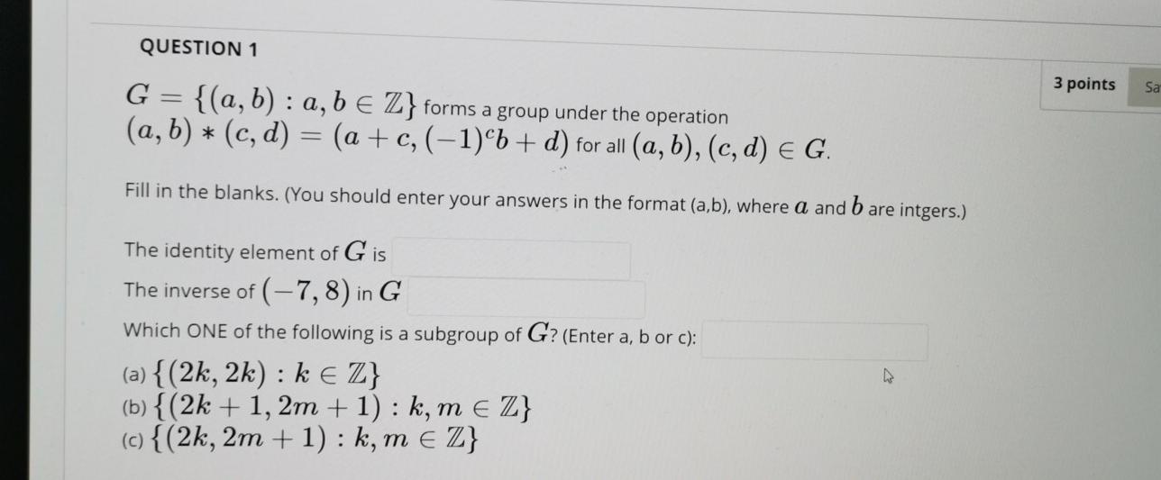 solved-question-1-3-points-sa-g-a-b-a-b-e-z-forms-a-chegg