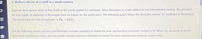 Solved Suppose Nicaragua is open to free trade in the world | Chegg.com