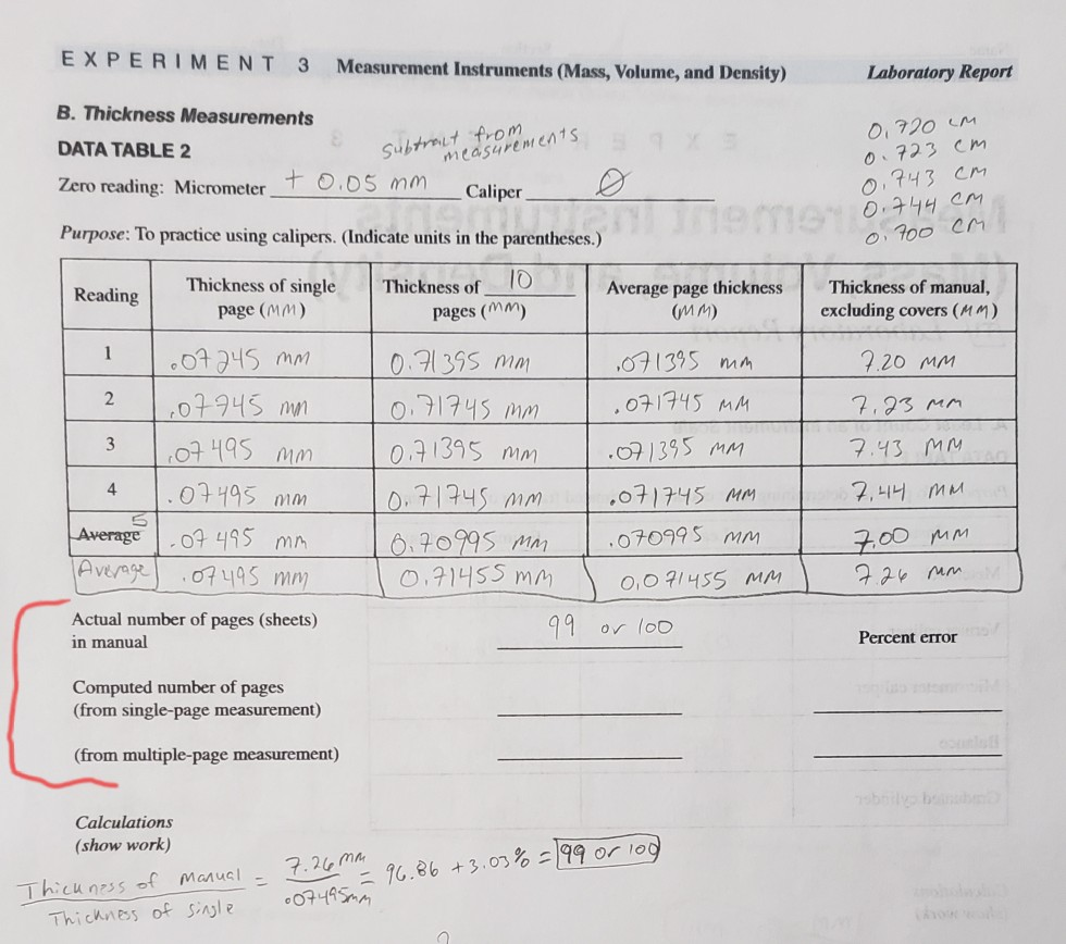 Solution Lab 3 Density And Measurement Precision Repo vrogue.co