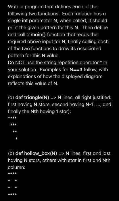 Solved Write a program that defines each of the following | Chegg.com