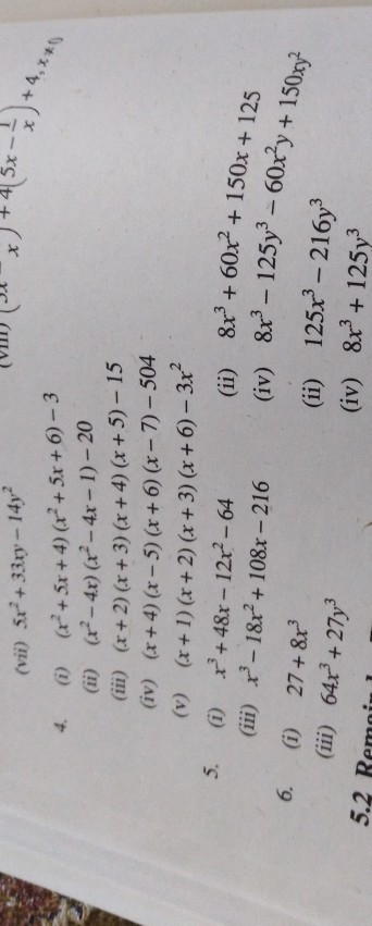 Solved Ii 8x 60x 150x 125 H Vii 5x 33 Ry Chegg Com