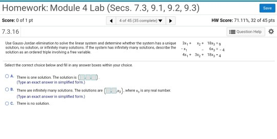 Solved Homework: Module 4 Lab (Secs. 7.3, 9.1, 9.2, 9.3) | Chegg.com