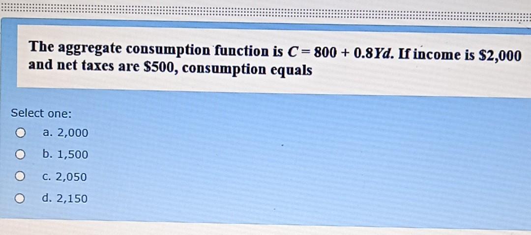 Solved 1 If The MPC Is 0.6, The Tax Multiplier Is Select | Chegg.com