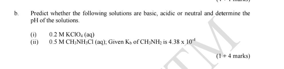 Solved B. Predict Whether The Following Solutions Are Basic, | Chegg.com