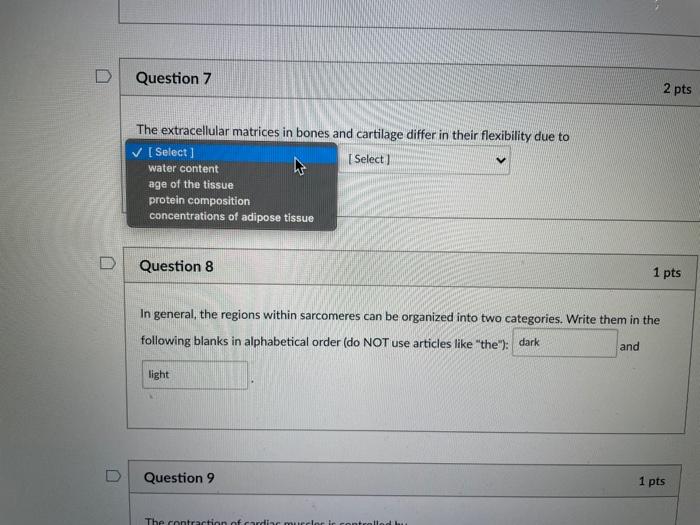 Solved Question 1 1 pts A biologist is looking at human | Chegg.com