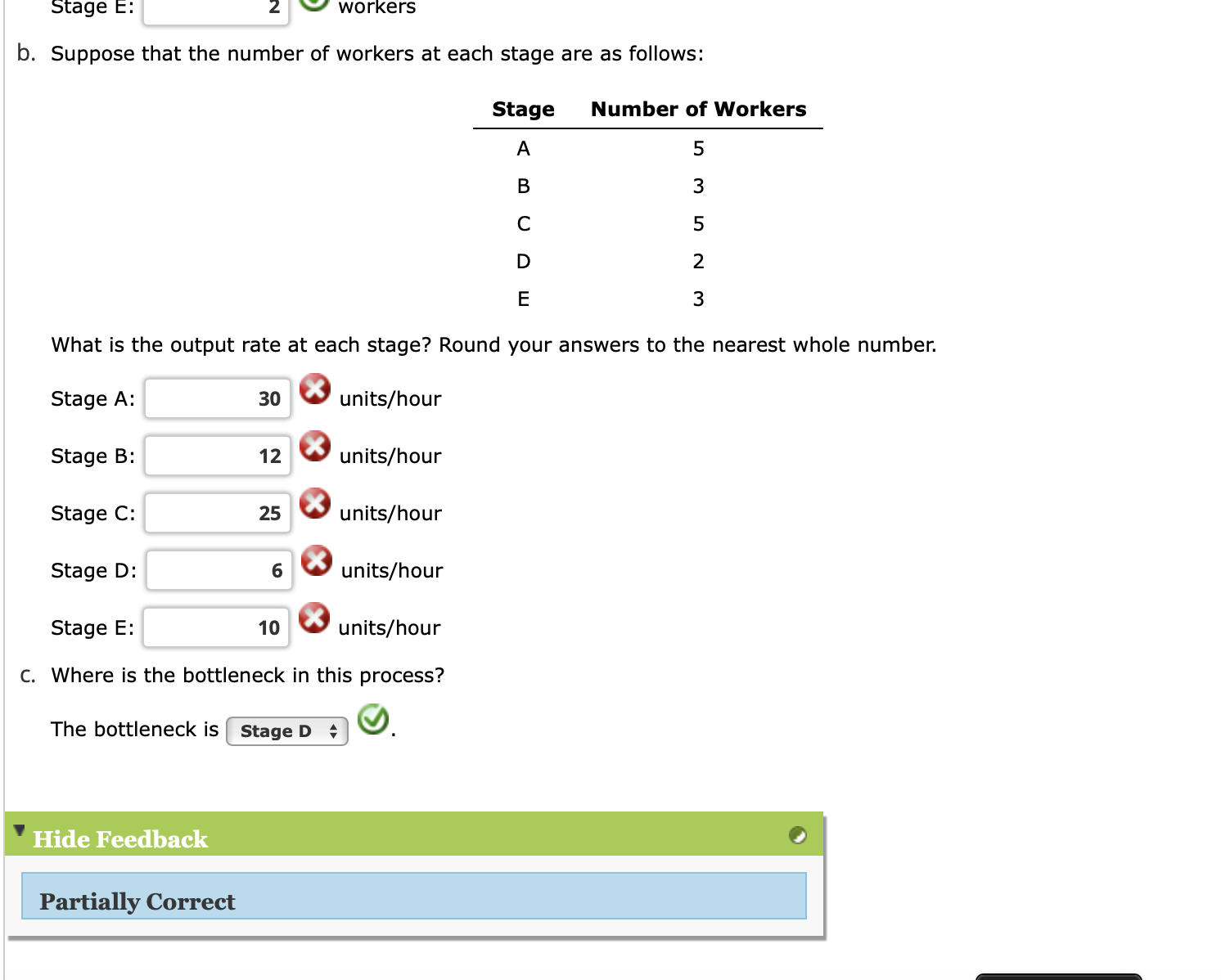 Solved The production process shown below consists of five | Chegg.com