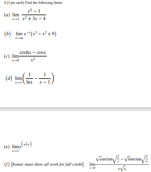 Solved Please help me solve these calculus problem set using | Chegg.com
