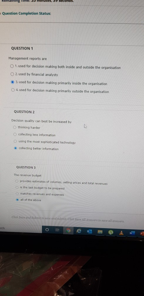 Solved QUESTION 4 Which of these would not be part of the | Chegg.com