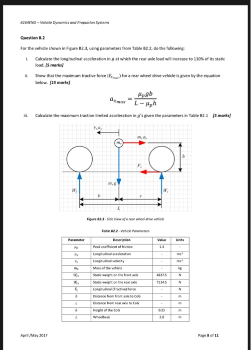 Vehicle Propulsion Dynamics