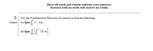 Solved Show all work and clearly indicate your answers. | Chegg.com