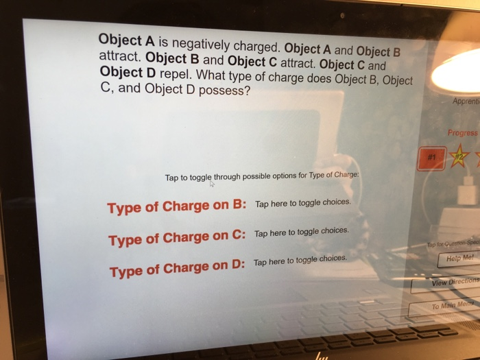 Solved Object A Is Negatively Charged. Object A And Object B | Chegg.com