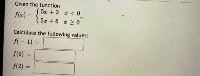 Solved Given the function 5.3 + 3