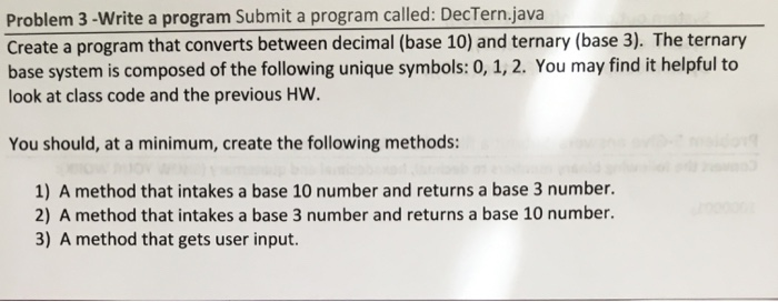 Solved Problem 3-Write a program Submit a program called: | Chegg.com
