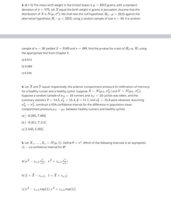 Solved 1. (Sample size) Let X equal the actual weight of | Chegg.com