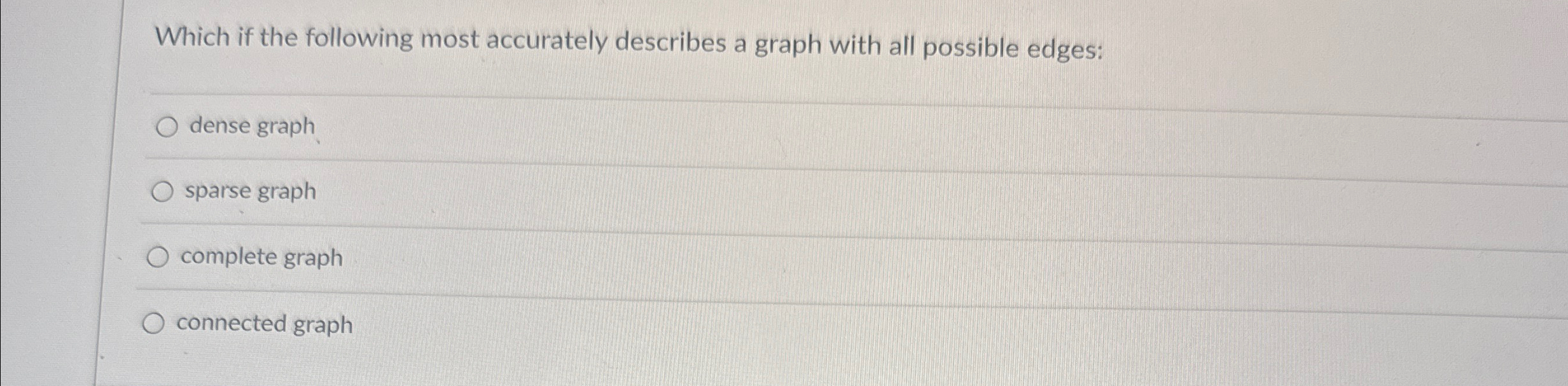 Solved Which if the following most accurately describes a | Chegg.com
