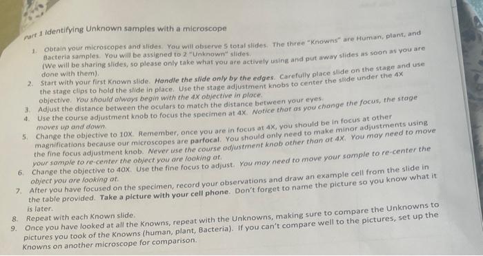 1, for this experiment, you should summarize the key | Chegg.com
