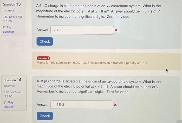 Solved Question 13 Incorrect 0.00 points out of 1,00 Flag | Chegg.com