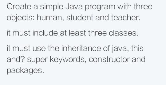 Solved Create a simple Java program with three objects: | Chegg.com