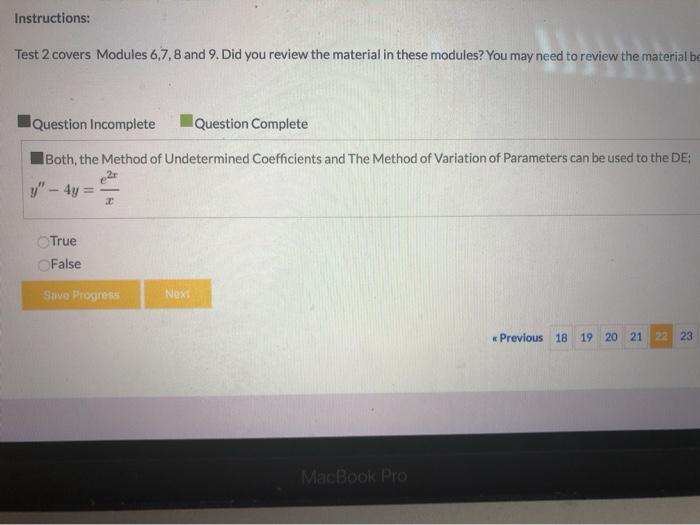Solved est 2 Modules 6,7 and 9. Did you review the material | Chegg.com