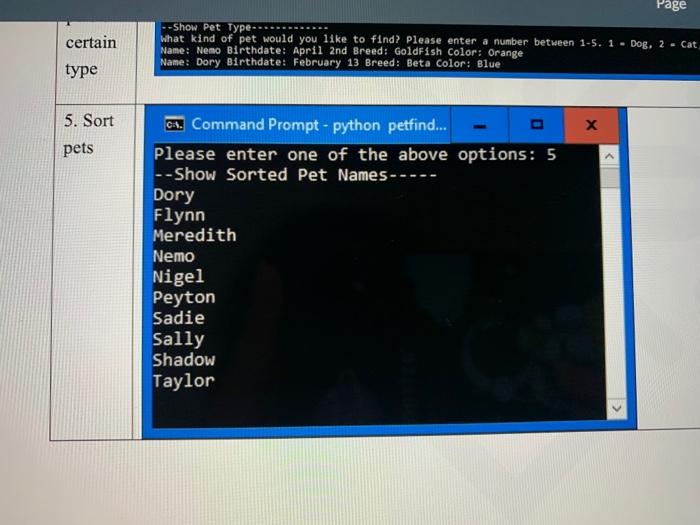 Solved Objectives Practice using files and classes in | Chegg.com