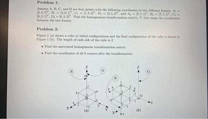 Solved Assume A,B,C, And D Are Four Points With The | Chegg.com