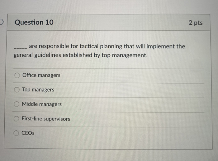 Solved Question 6 2 pts Giving people incentives to achieve | Chegg.com