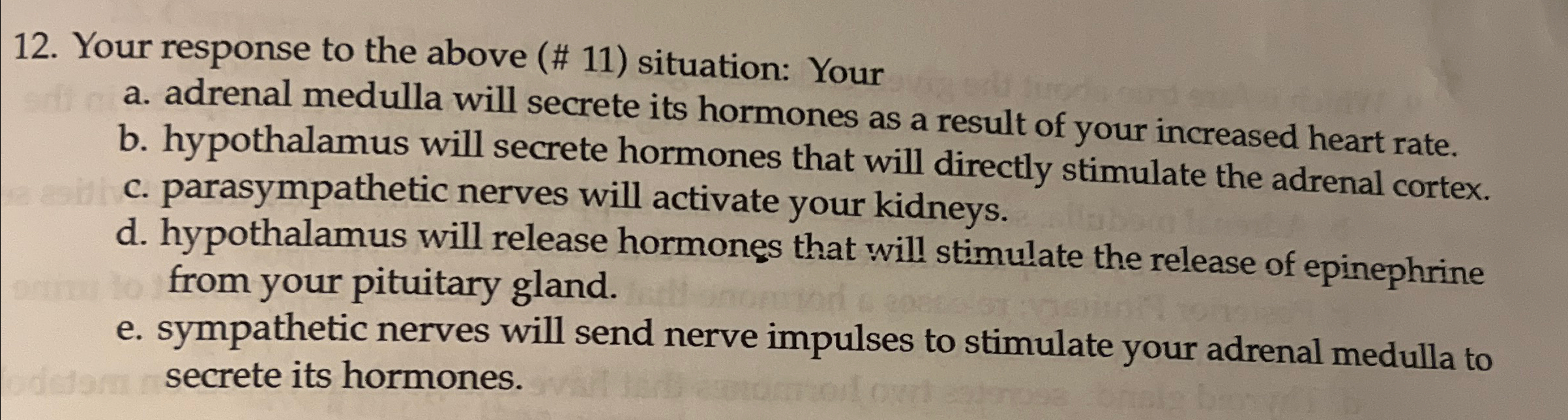 Solved Your response to the above (# 11) ﻿situation: Youra. | Chegg.com