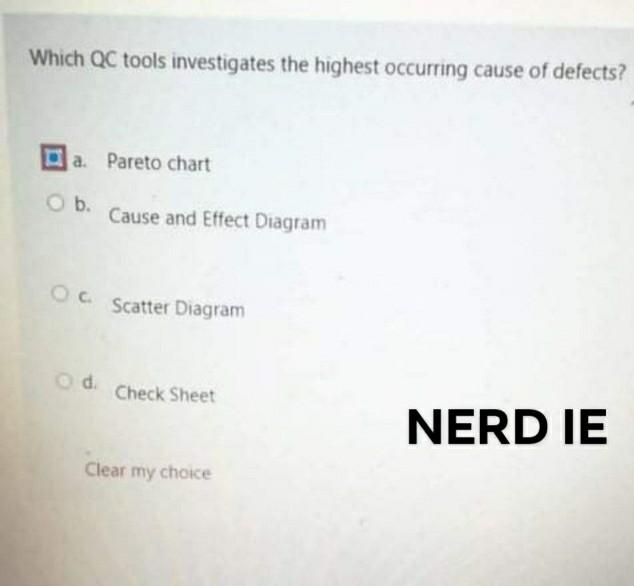 Solved Which QC tools investigates the highest occurring | Chegg.com