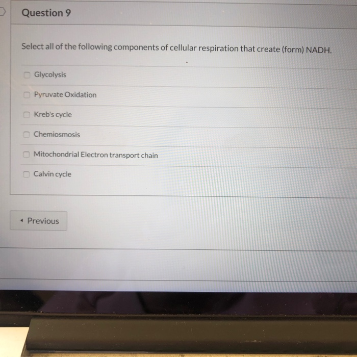 Solved Question 9 Select all of the following components of | Chegg.com