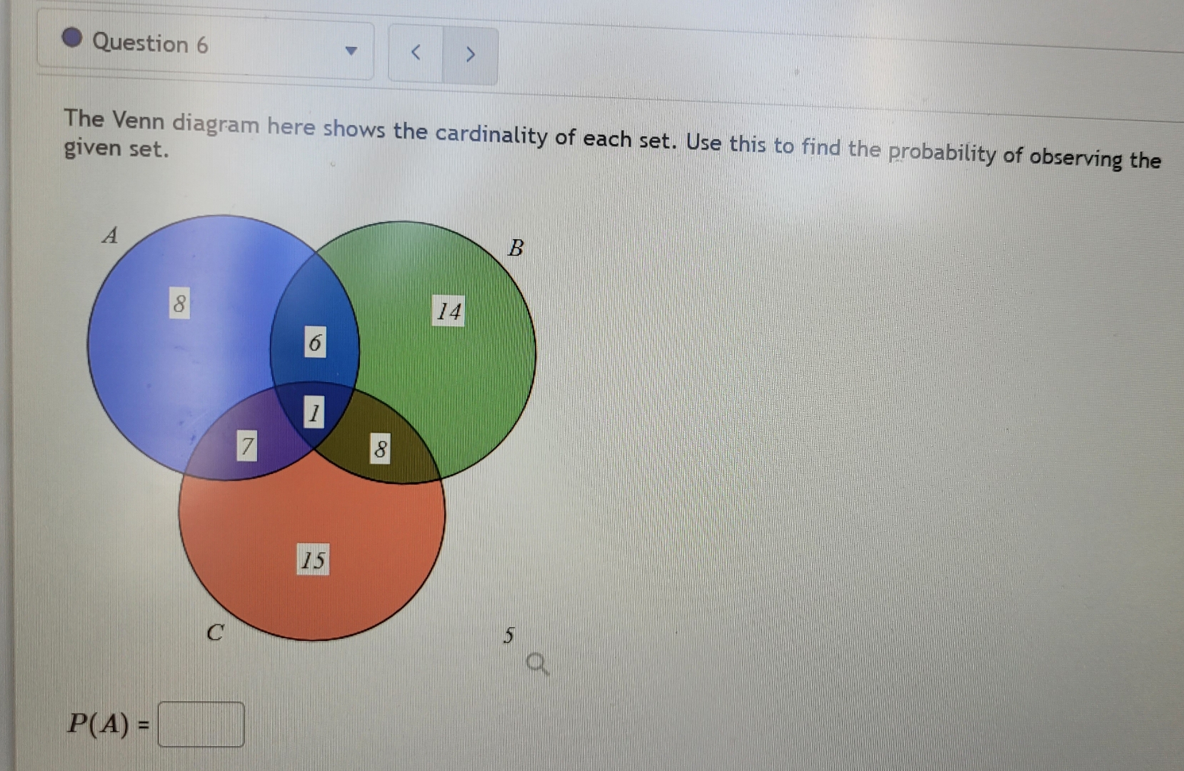 Cardinality Venn Diagram Calculator Venn Diagram Cardinality