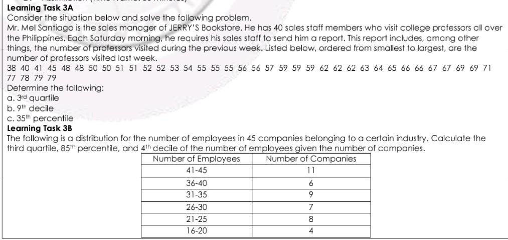 Solved Learning Task 3A Consider the situation below and | Chegg.com