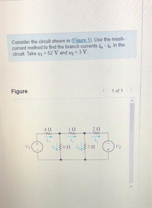 Solved Consider the circuit shown in (Figure 1). Use the | Chegg.com