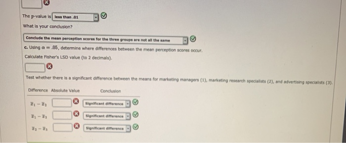 Solved The following data are from an experiment designed to | Chegg.com