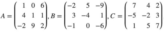 Solved Find an E matrix such that 3C - 2B + 8A - 4E is the 3 | Chegg.com