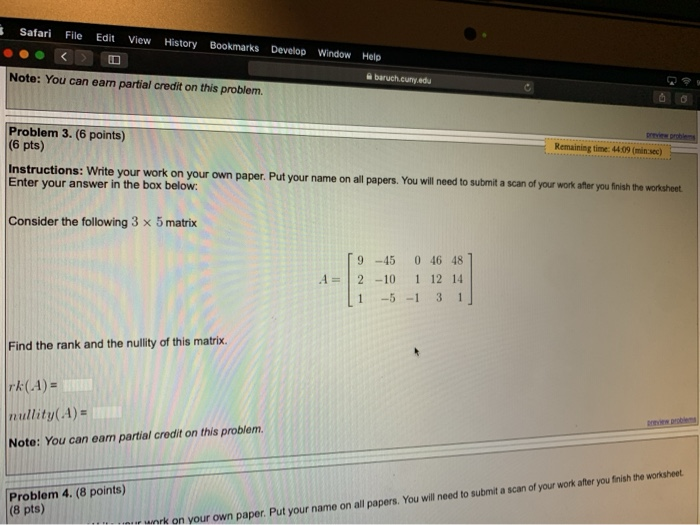 Solved preview problems Problem 2. (1 point) (1 pt) | Chegg.com