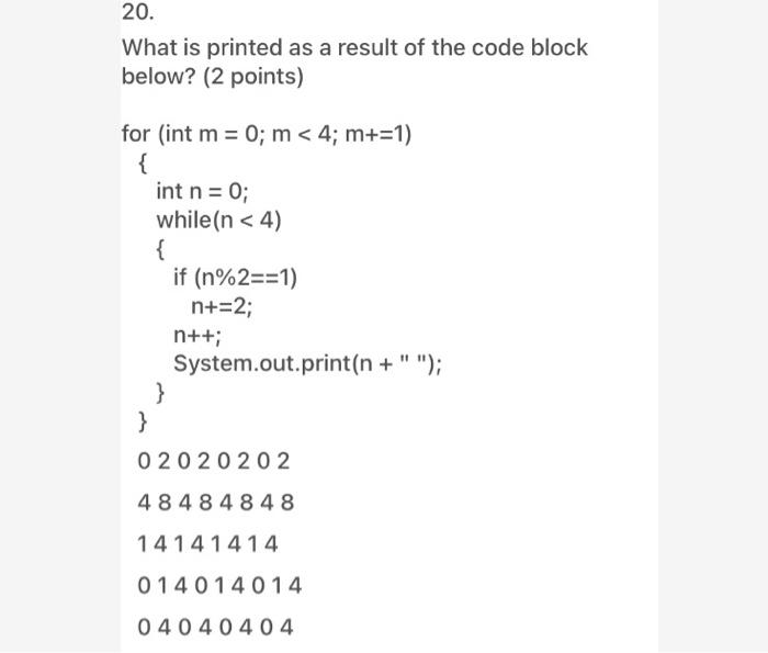 Solved 11. Consider the block of code below. String fruit1 =