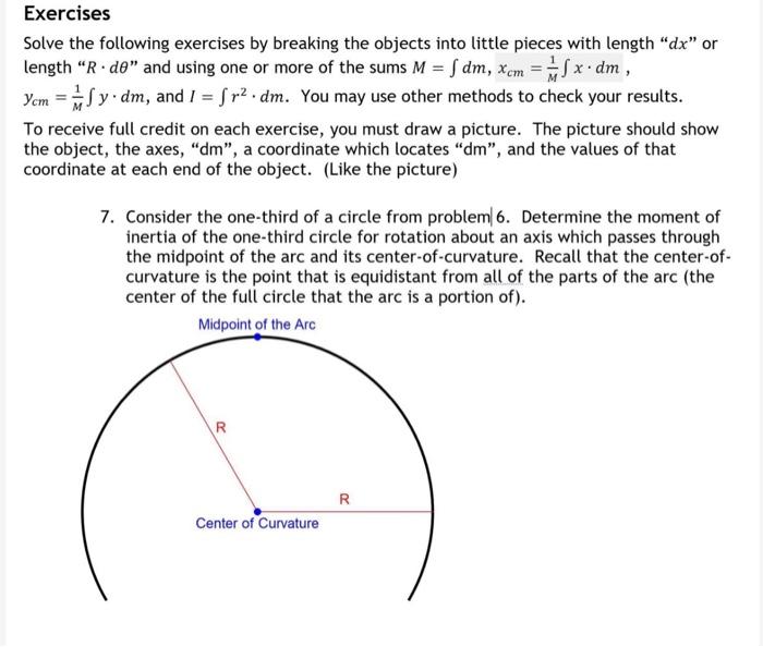 Solved instead of 1/3 of the circle can you please do 5/6 of | Chegg.com