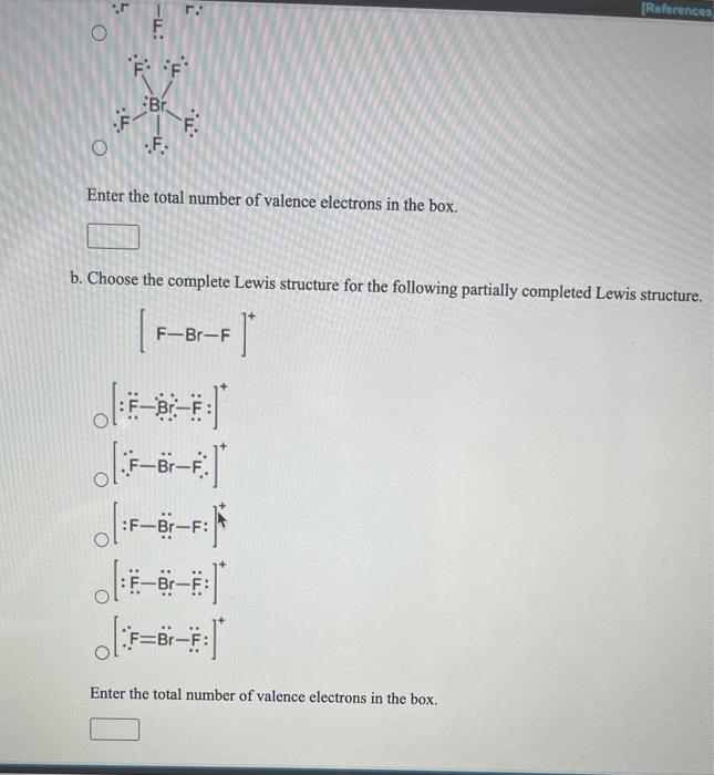 Solved A Choose The Complete Lewis Structure For The