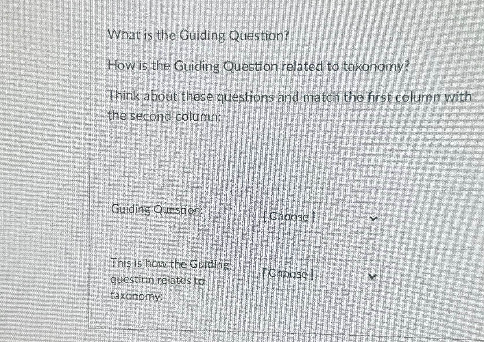 Solved What is the Guiding Question?How is the Guiding