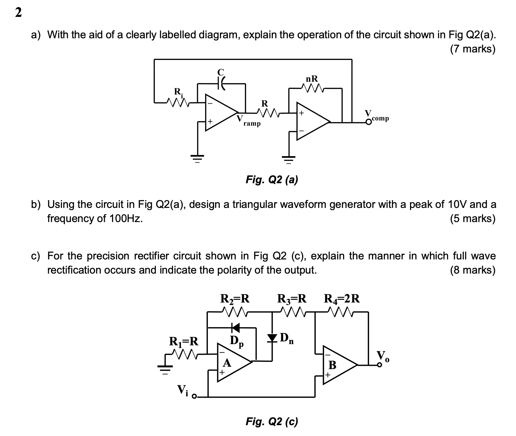 Solved 2a) ﻿With the aid of a clearly labelled diagram,