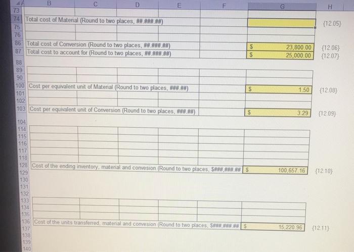Solved B Process Costing - Weighted Average General | Chegg.com