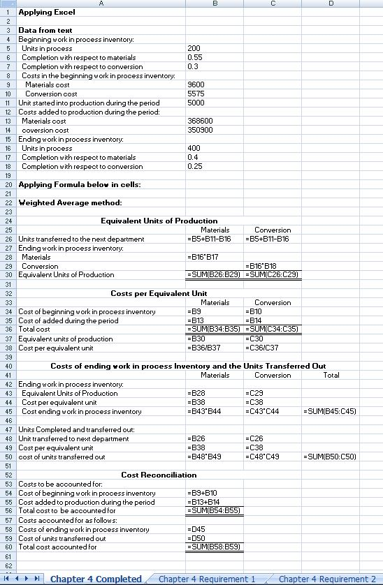 Chapter 4 Solutions | Managerial Accounting 17th Edition | Chegg.com