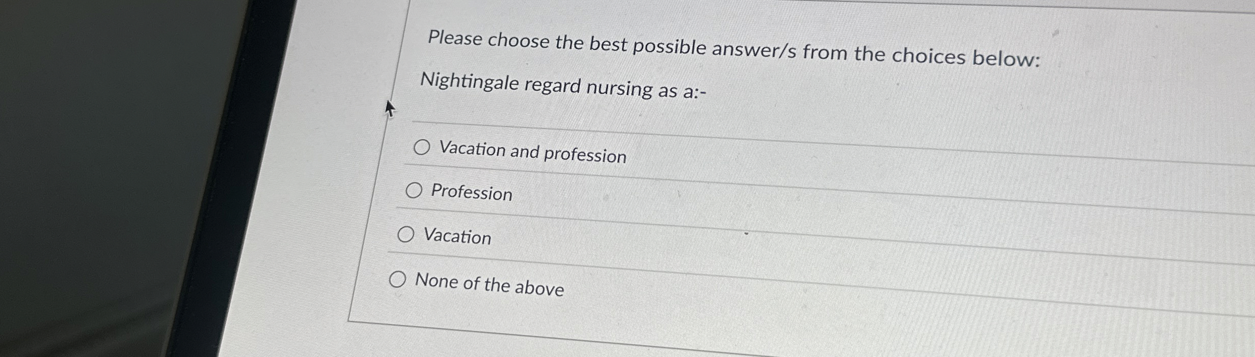 Please choose the best possible answer/s from the | Chegg.com