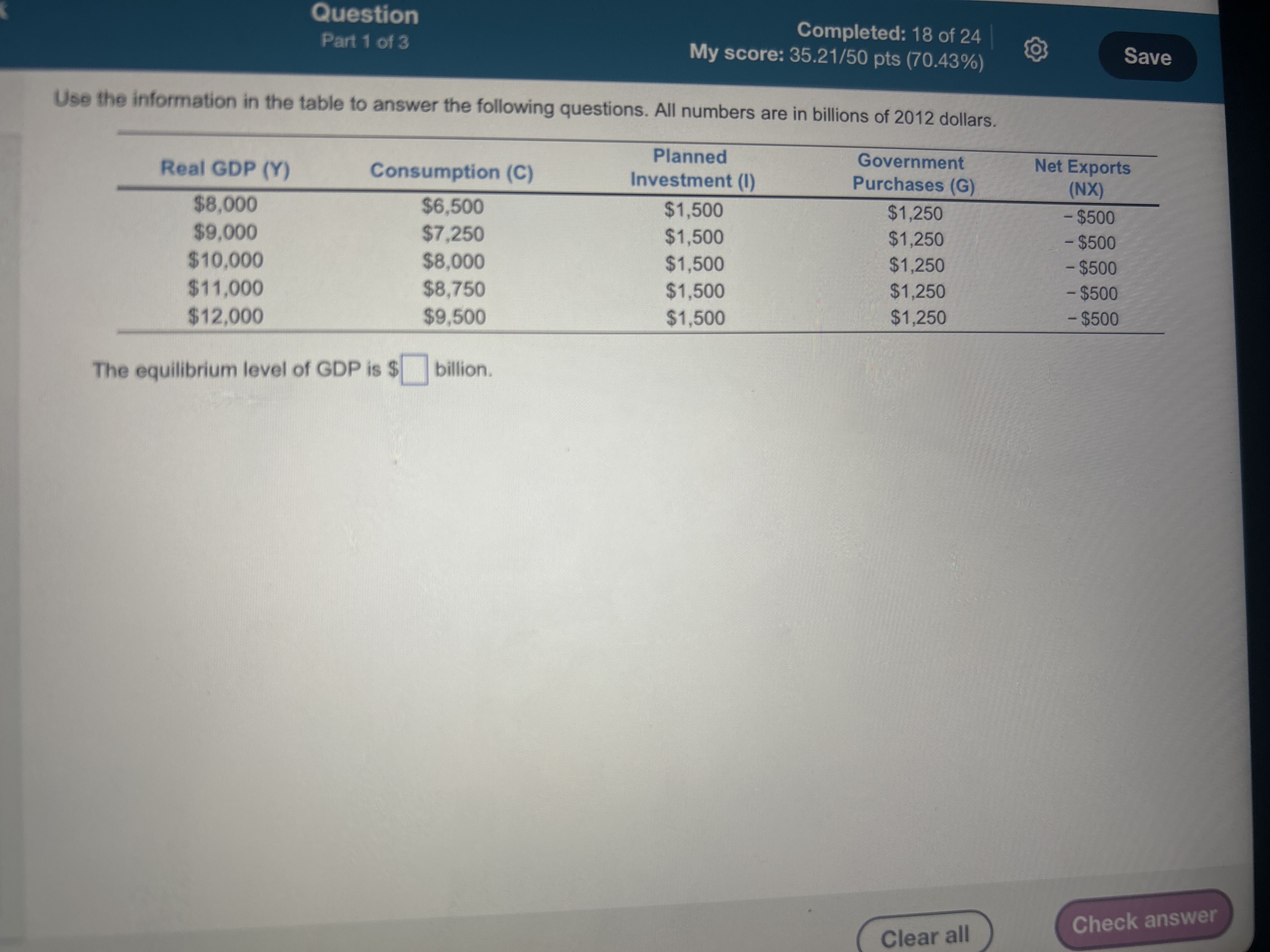 Solved Use the information in the table to answer the | Chegg.com