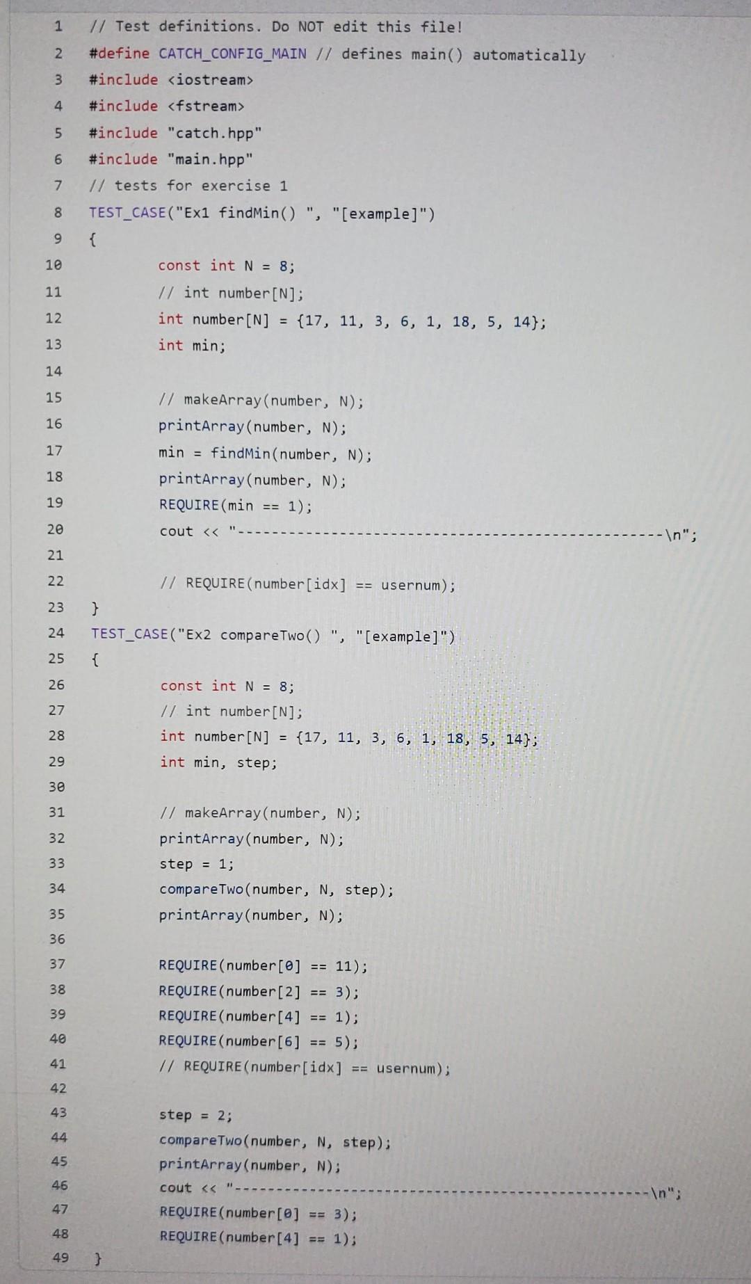 Solved W[3] Make the program that finds the least value - | Chegg.com